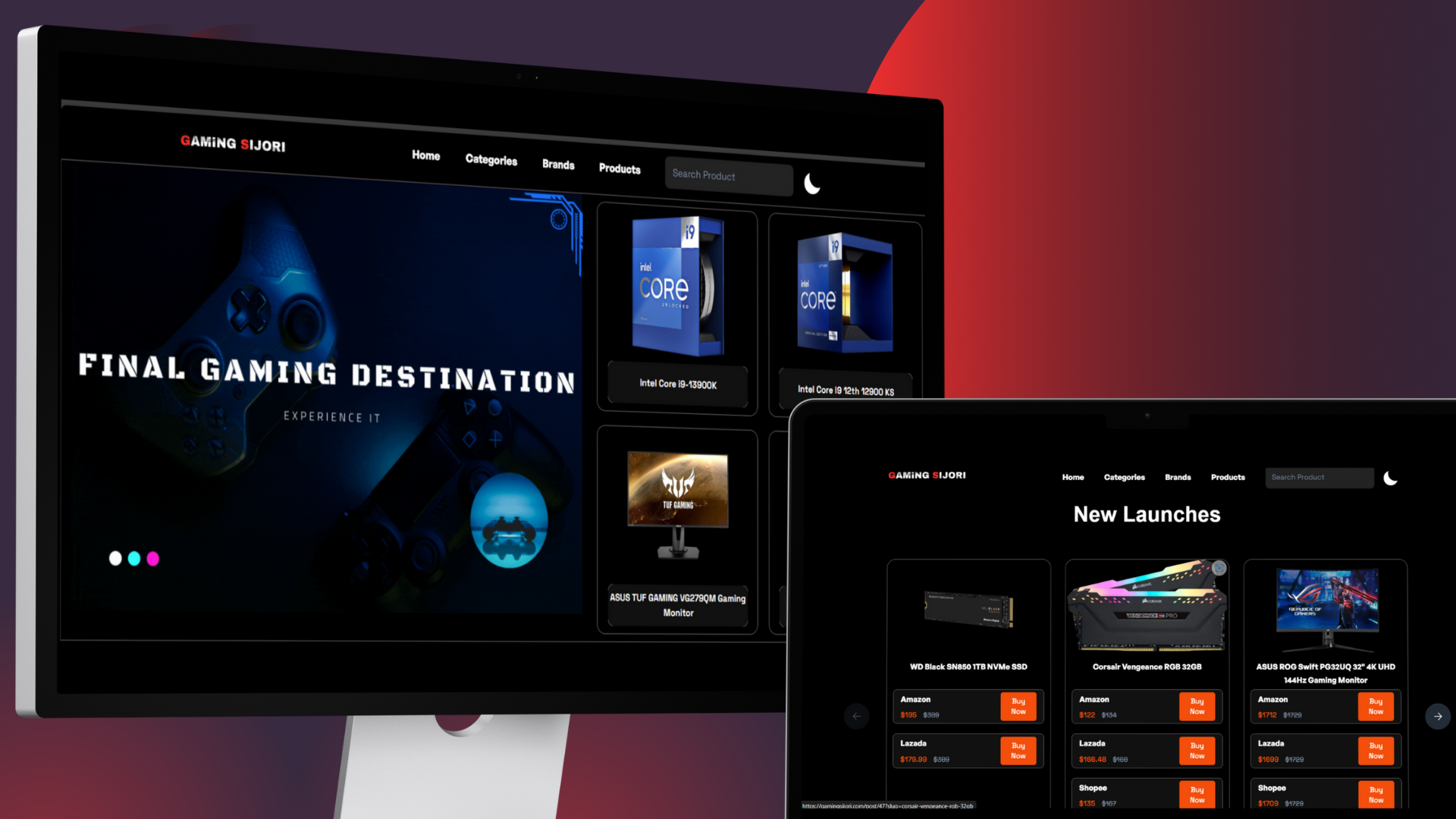 Interactive E-Learning Platform UI - Course Listing Page